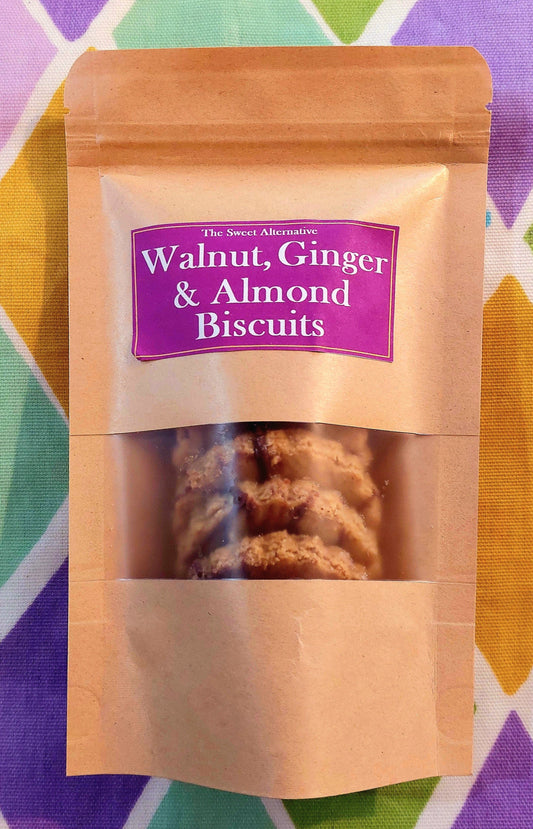 Walnut, Ginger & Almond Biscuits